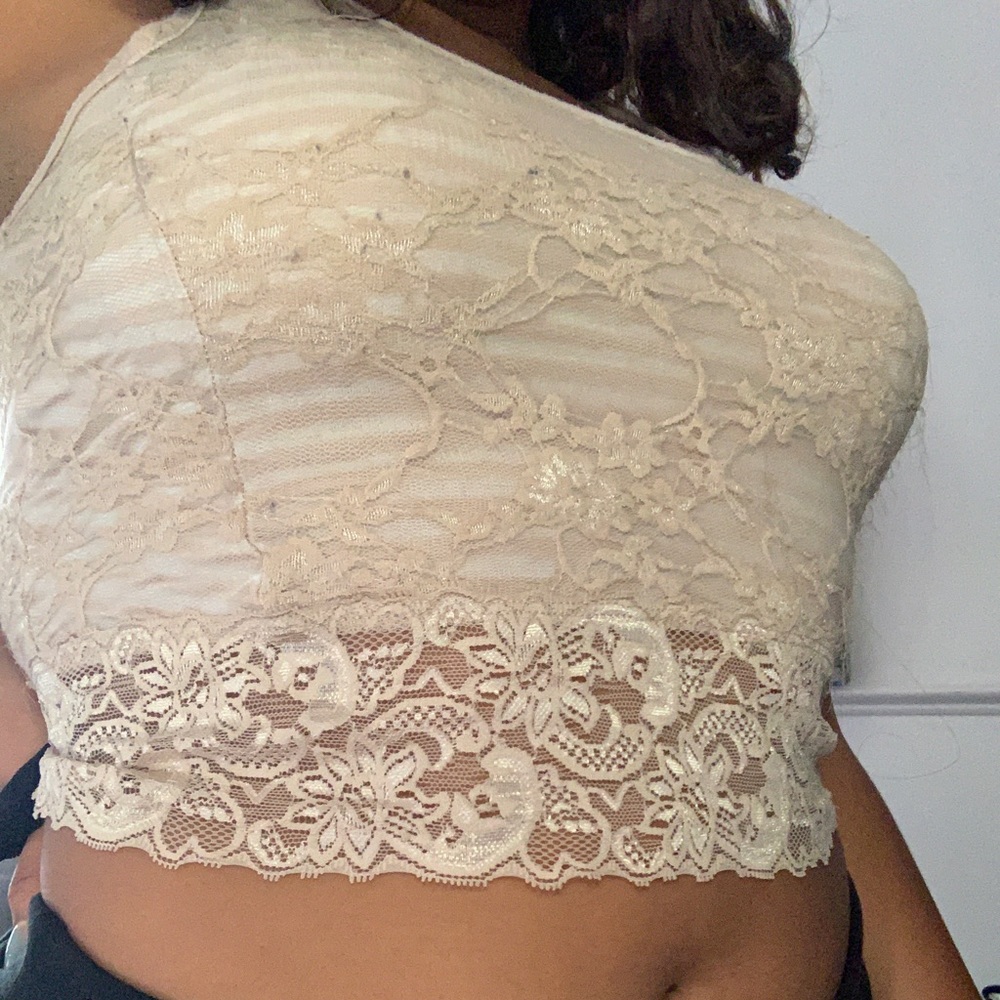 Lace crop top